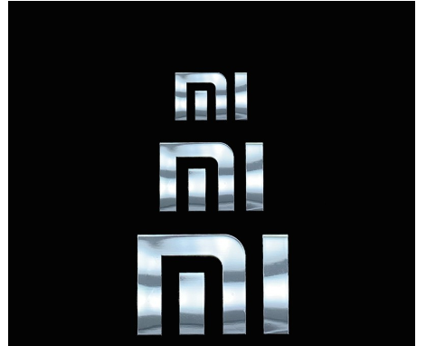 Picture of New metal sticker-MI Xiaomi logo metal sticker flat notebook computer sticker TV monitor speaker sticker