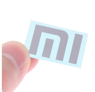 Picture of Zilveren Logo Label Laptop Metalen Logo Sticker Voor Xiaomi Mi Laptop Mobiele Telefoon Tv