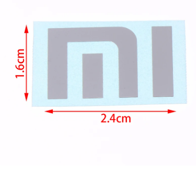 Picture of Zilveren Logo Label Laptop Metalen Logo Sticker Voor Xiaomi Mi Laptop Mobiele Telefoon Tv