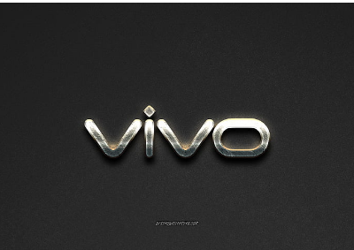 Picture of Vivo logo, steel logo, Vivo Communication Technology, Vivo smartphones, brands, steel art, gray stone background, creative art, Vivo, emblems, HD wallpaper