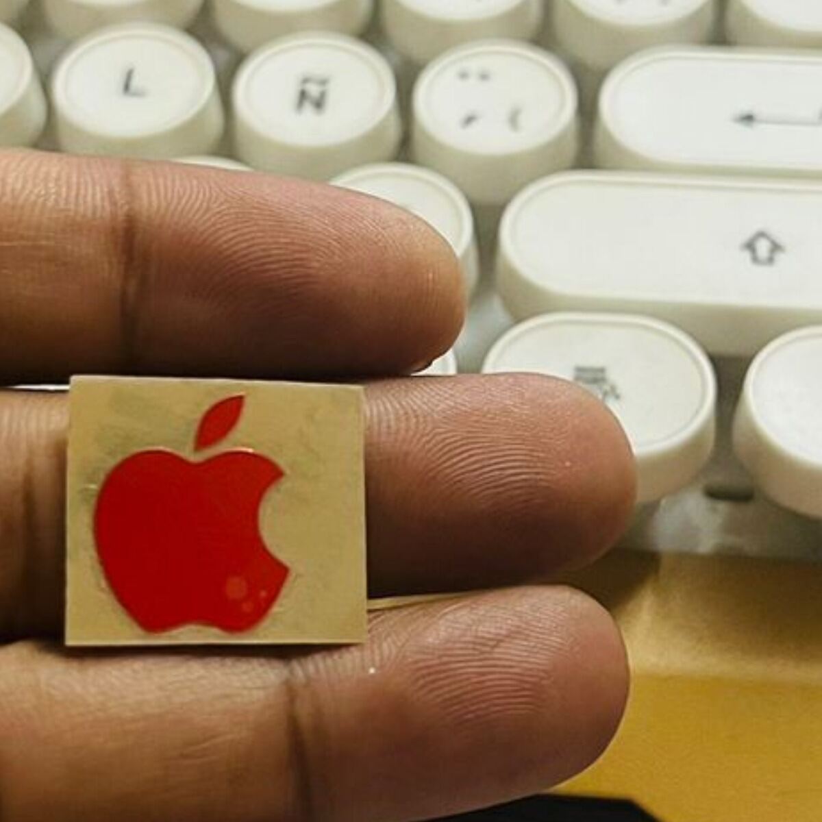 Picture of 2024 Apple logo Sticker Mac Laptop DECAL Logo Retina any phone use
