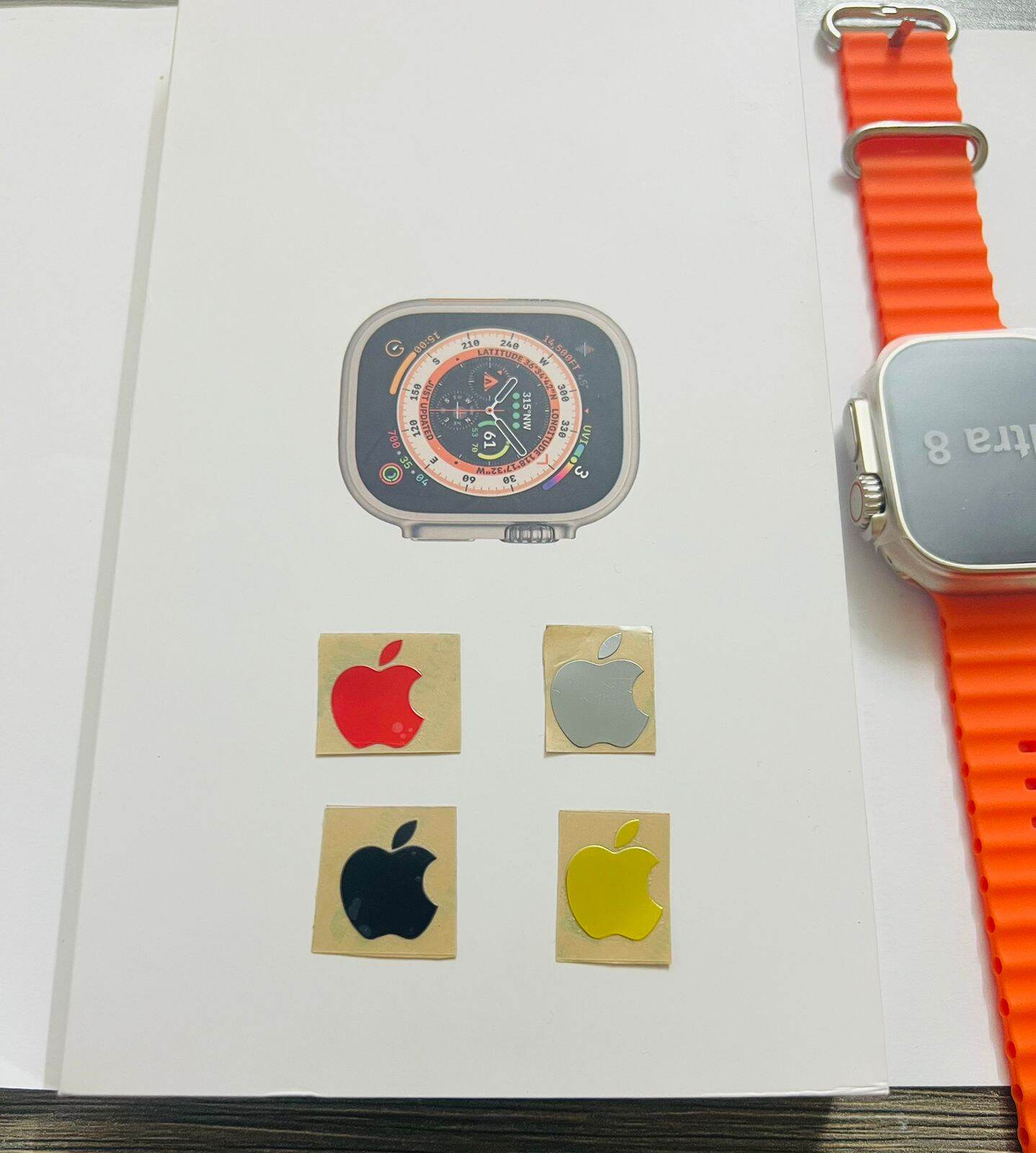 Picture of 2024 Apple logo Sticker Mac Laptop DECAL Logo Retina any phone use