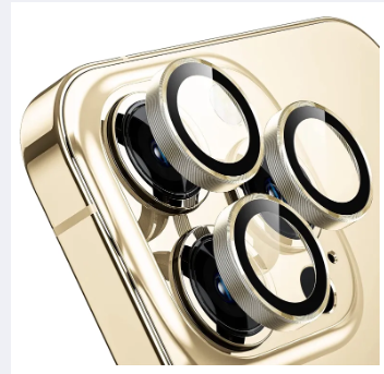 Picture of For Apple iPhone 14 Pro/iPhone 14 Pro Max Camera Lens Protector HD Tempered Metal Glass Camera Screen Protector Cover Film Accessories,Deep Purple ,Space Black,Gold ,Silver