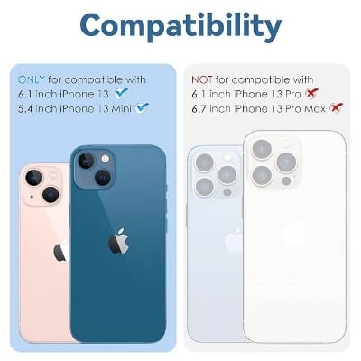 Picture of Tempered Glass Camera Lens Protector Compatible With Iphone 13pro/13pro max, Premium Tempered Glass Circle Film, Aluminum Alloy Full Fit Lens Ring Cover, Blue [Anti-Scratch] (2 Pack)