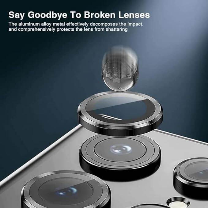 Picture of CoverGallery for Samsung Galaxy A54 5G Rambo Camera Ring Lens Protector Protector Back Camera Lens Screen Protector 3D Anti Shock/Anti-Scratch/Clear/Camera Tempered Glass 3 PIECE IN (Pack of 1)