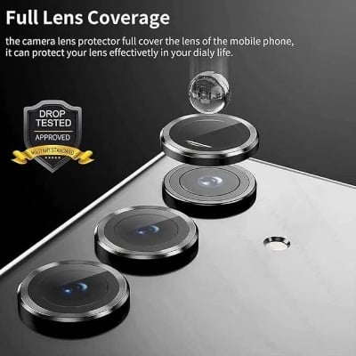 Picture of CoverGallery for Samsung Galaxy A54 5G Rambo Camera Ring Lens Protector Protector Back Camera Lens Screen Protector 3D Anti Shock/Anti-Scratch/Clear/Camera Tempered Glass 3 PIECE IN (Pack of 1)