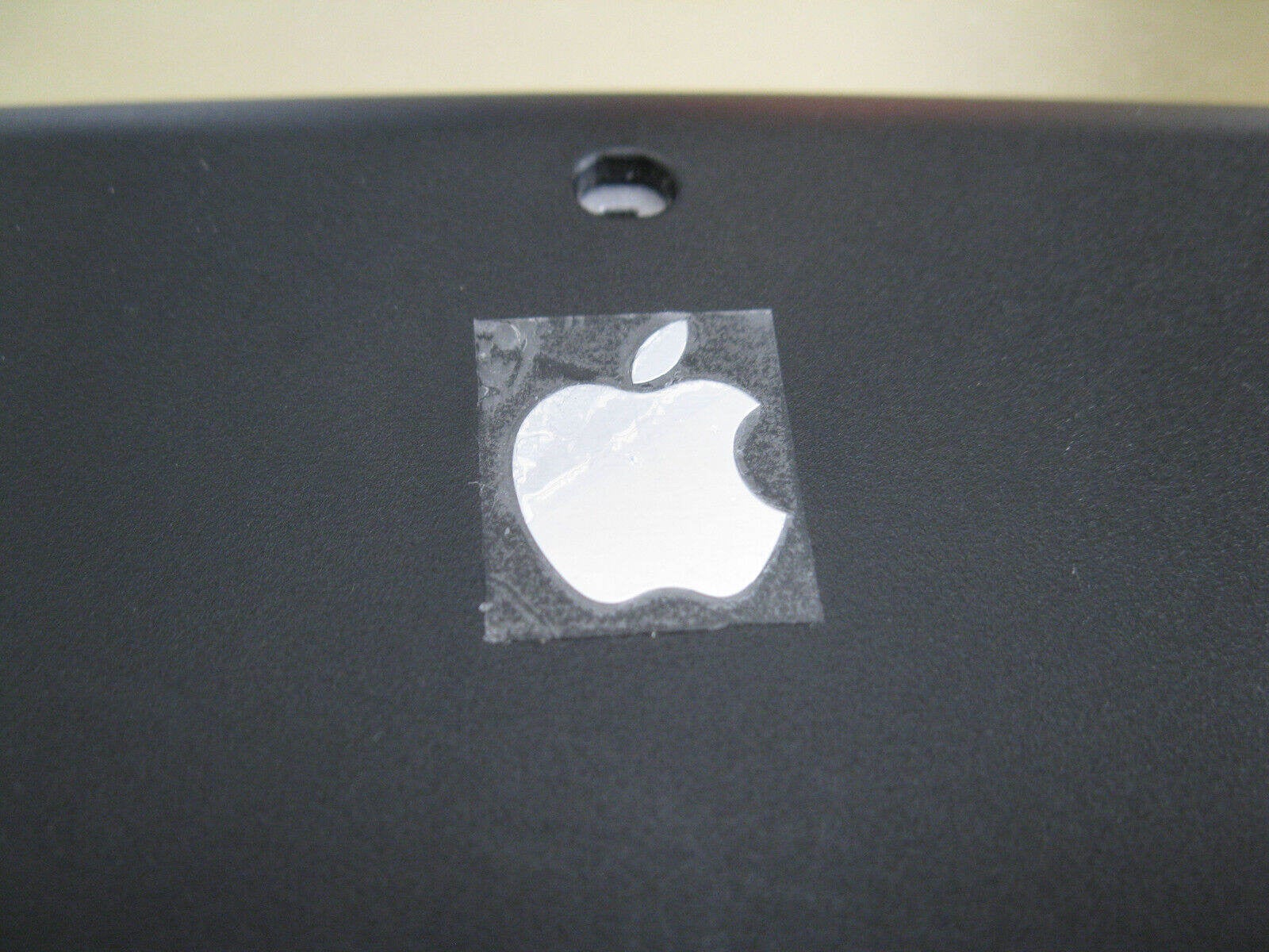 Picture of metal small size Apple Logofor mobile Silver colour metal logo