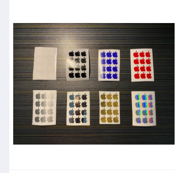 Picture of Apple Vinyl Waterproof Sticker for cellphone 1 pes