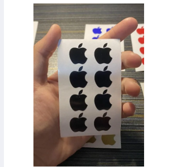 Picture of Apple Vinyl Waterproof Sticker for cellphone 1 pes