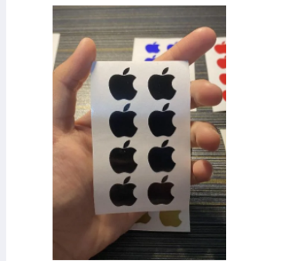 Picture of Apple Vinyl Waterproof Sticker for cellphone 1 pes