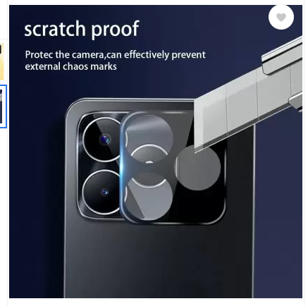 Picture of Camera Lens Protector for realme Narzo N53, realme c53, realme c51 (Pack of 1)