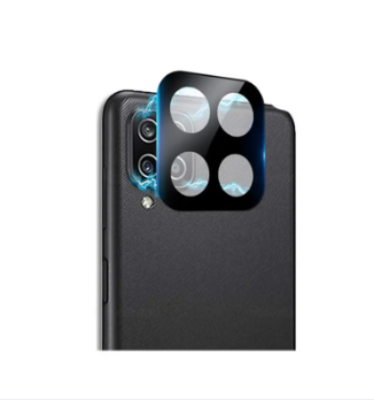 Picture of For samsung a12 and A22 4G and M12 and M32 4G 3D Full cover Camera Lens Protector For Samsung a12 A22 4G M12 M32 phone model HD tempered glass camera lens film