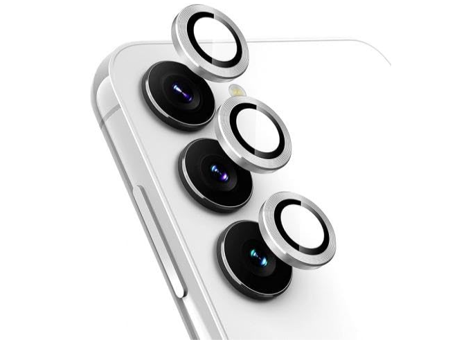 Picture of ankSONline Back Camera Lens Protector for Samsung Galaxy A14, A24, A34, A54 5G -Silver