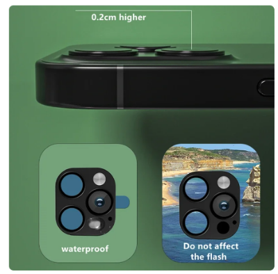 Picture of Fake Camera lense converter X,XS and Xs Max to 11 pro max, 12 pro max, 13 pro max and xr to 13,14  lense Sticker Film For iPhone.