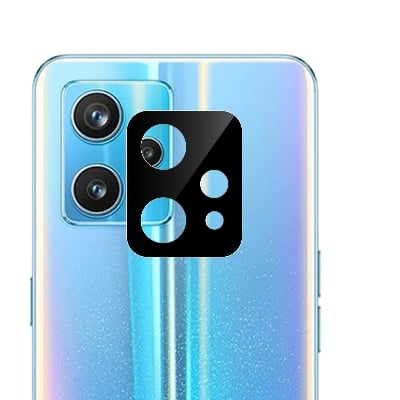 Picture of Realme 9 Pro Plus / 9 4G [Black] Back Camera Lens Protector Tempered Glass - Full Camera Coverage with Easy Installation Kit