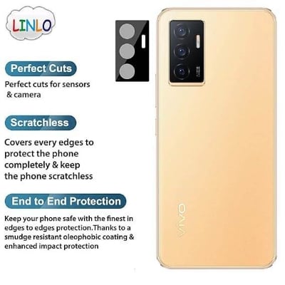 Picture of Special Features: Scratch Resistant ,Anti-Fingerprint ,Touch Sensitive, Anti-Glare, Gloss Finish Easy to install, Just Remove the Glass Film, Adjust Angle Then Release the Glass will Stick to the Lens Automatically Kit Contains 1 Pc Back Camera Lens Prote