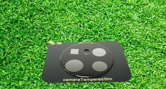 Picture of Compatible with FOR VIVO X80 PRO 5G Black Back Camera Lens Protector Tempered Glass - Full Camera Coverage with Easy Installation Kit