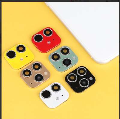 Picture of fake camera lens sticker cover screen protector for iphone xr x change to iphone 11 pro max