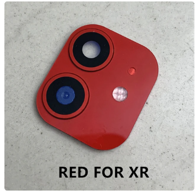 Picture of Modified Sticker Camera Lens Seconds Change Cover For iPhone X XR Xs Max Fake Flash Camera Cover 11 Pro Max Glass Protector Film