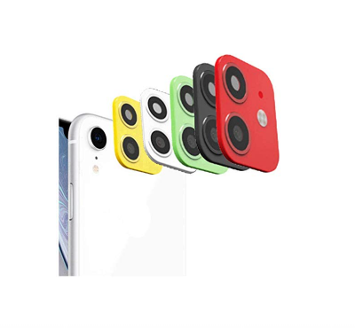 Picture of SeaNaDo Fake Camera Lens High Definition Screen Protector Sticker Cover Applicable for iPhone 11 XR XS Pro Max X Second Change (Black iPhone XR)