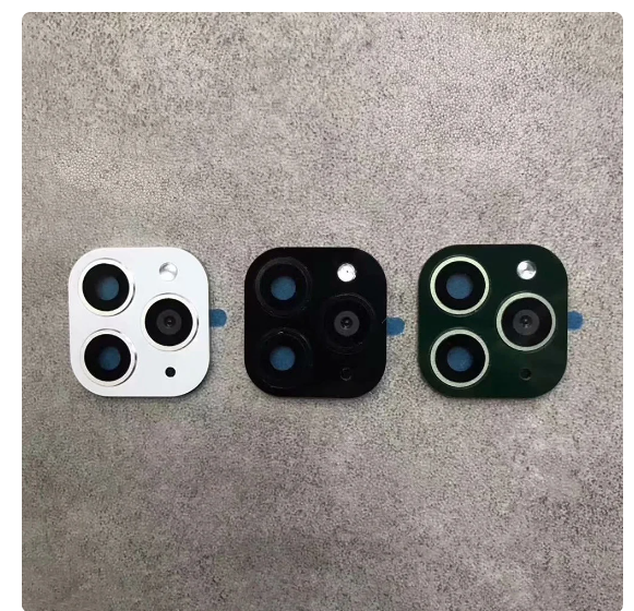 Picture of Modified Metal Sticker Camera Lens Seconds Change Cover For iPhone X XS Max Fake Camera For iPhone 11 Pro Max Glass Screen