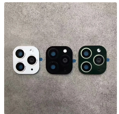 Picture of Modified Metal Sticker Camera Lens Seconds Change Cover For iPhone X XS Max Fake Camera For iPhone 11 Pro Max Glass Screen