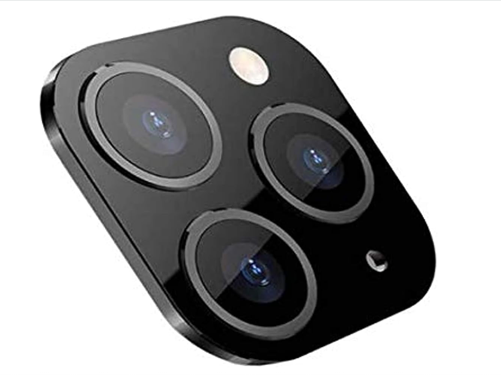 Picture of Modified Metal Sticker Camera Lens Seconds Change Cover For iPhone X XS MAX Fake Camera For iPhone 11 Por Full Glass Protector