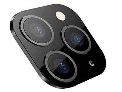 Picture of Modified Metal Sticker Camera Lens Seconds Change Cover For iPhone X XS MAX Fake Camera For iPhone 11 Por Full Glass Protector