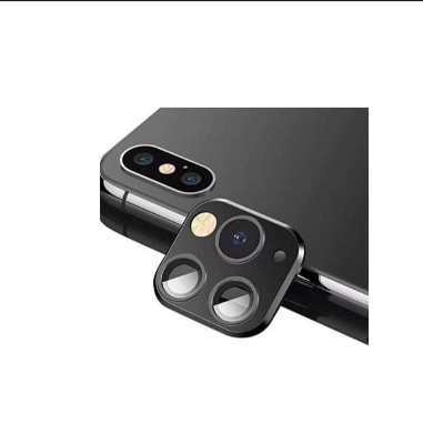 Picture of Lens Sticker Compatible with iPhone X XS MAX Camera Change to Fake iPhone 11 Pro Max (Black)