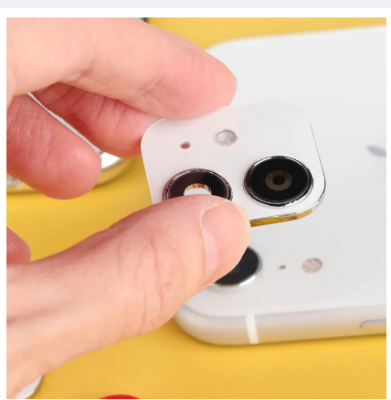 Picture of Seconds Change Phone Upgrade Fake Camera Lens Sticker for iPhone XR X to iPhone 11 Pro Max