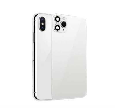 Picture of Modified Phone Back Film Camera Lens Seconds Change Cover Film Fake Camera for iPhone X XS MAX Change to iPhone 11 Pro MAX Back Screen Protector HD Lens Protector