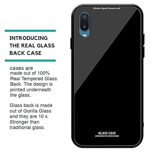 Picture of Tempered Glass Case For Samsung Galaxy m02s  Cover Hard Cases Funda Glossy case