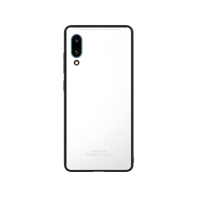 Picture of Tempered Glass Case For Samsung Galaxy m02s  Cover Hard Cases Funda Glossy case