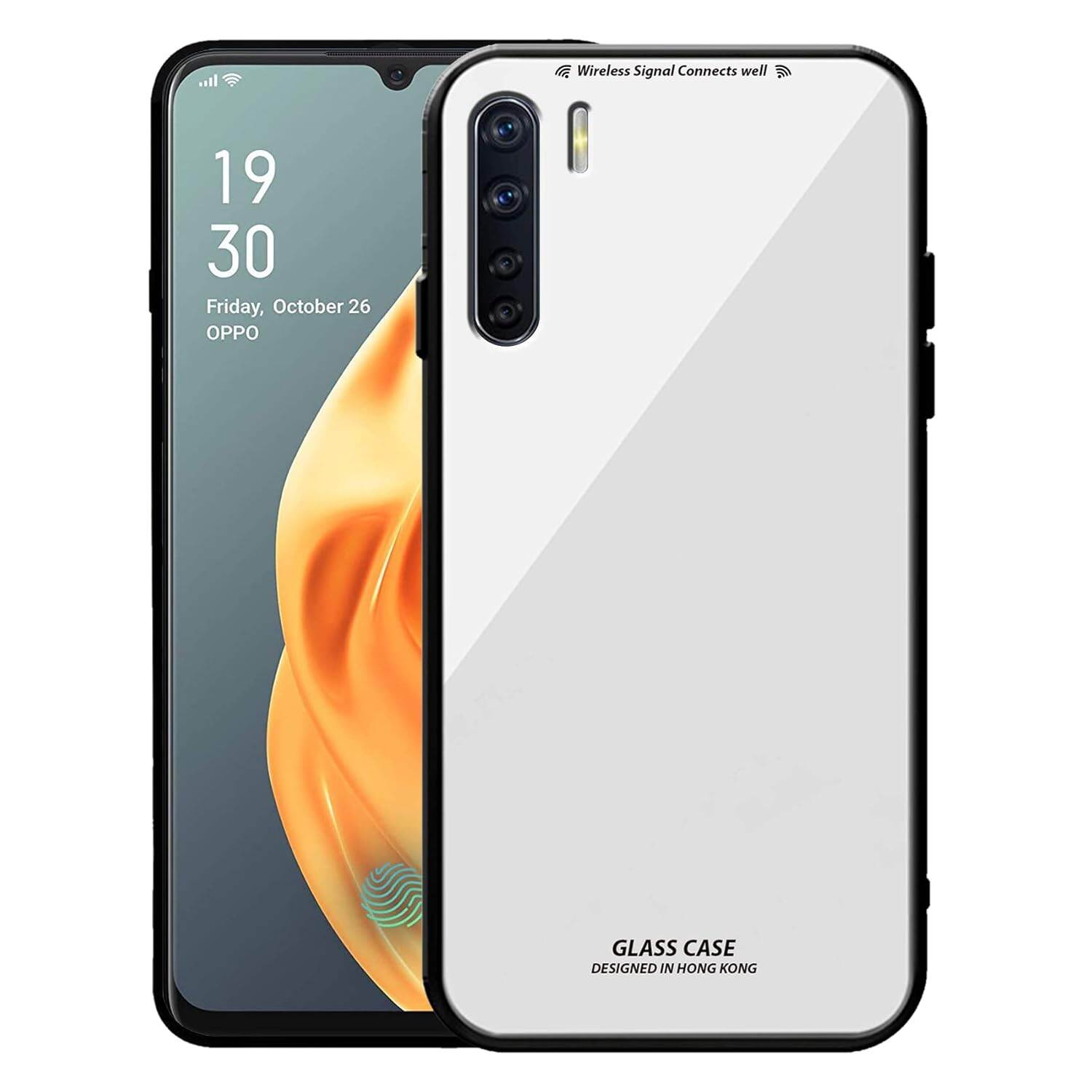 Picture of Shockproof TPU Bumper Case Cover for oppo a91(white)
