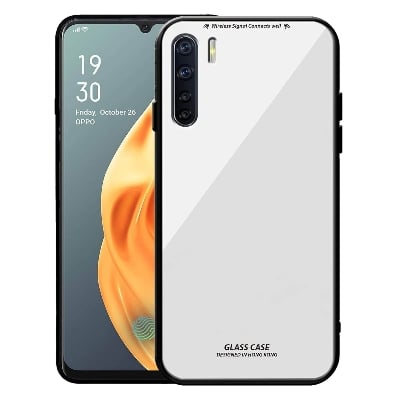Picture of Shockproof TPU Bumper Case Cover for oppo a91(white)