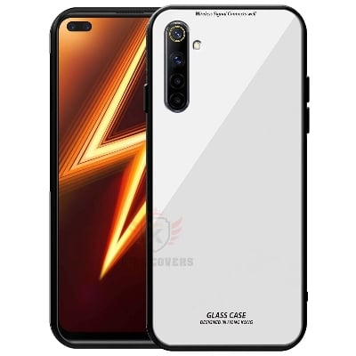 Picture of Shockproof TPU Bumper Case Cover for reamle 6 pro (white)