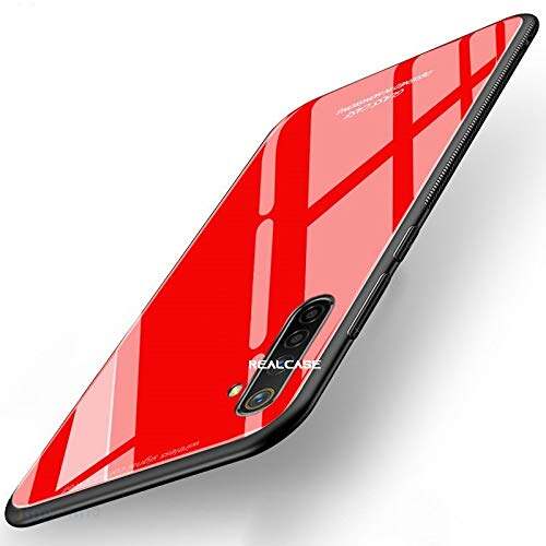 Picture of Back Cover for realme 6 pro Luxurious Toughened Glass Back Cover