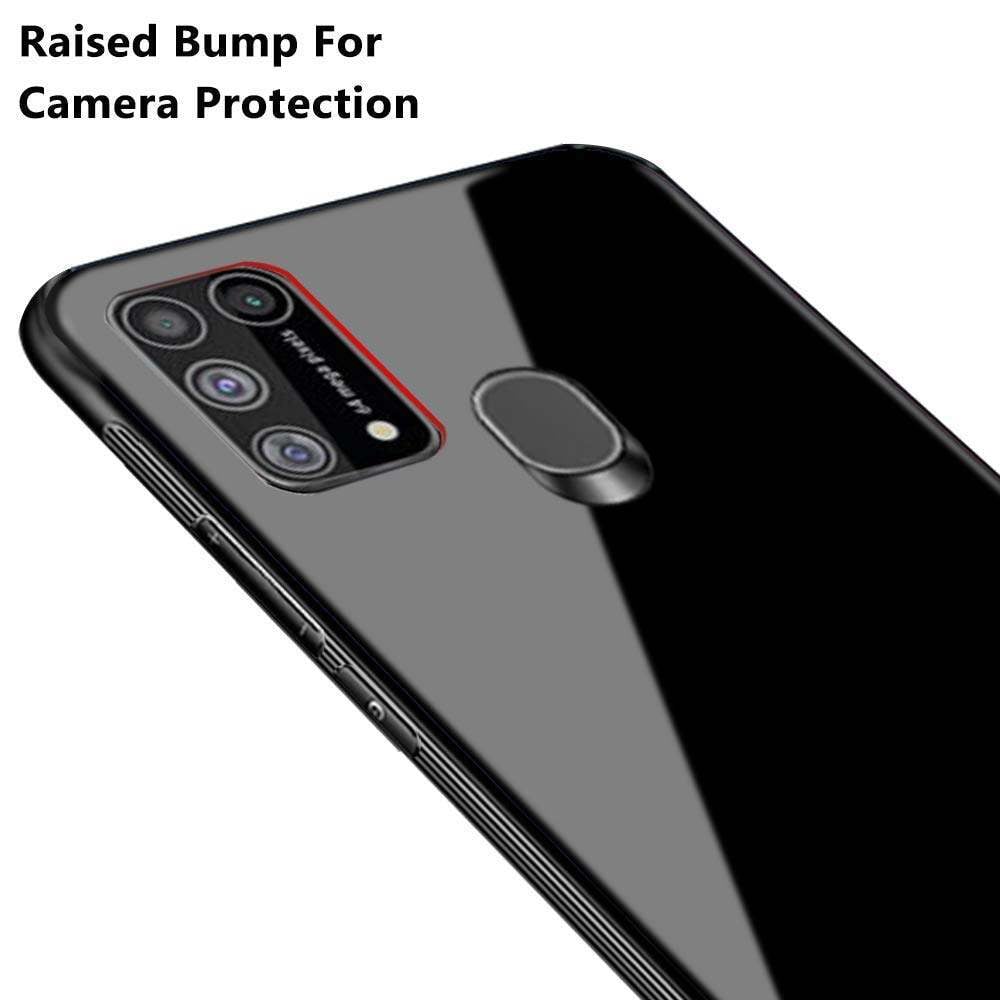 Picture of redmi 9 power Back cover |Stylich Back case | Luxurious Toughened Glass Back Case with Shockproof TPU Bumper Case Cover