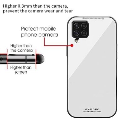 Picture of Shockproof TPU Bumper Case Cover for samsung A22(white)