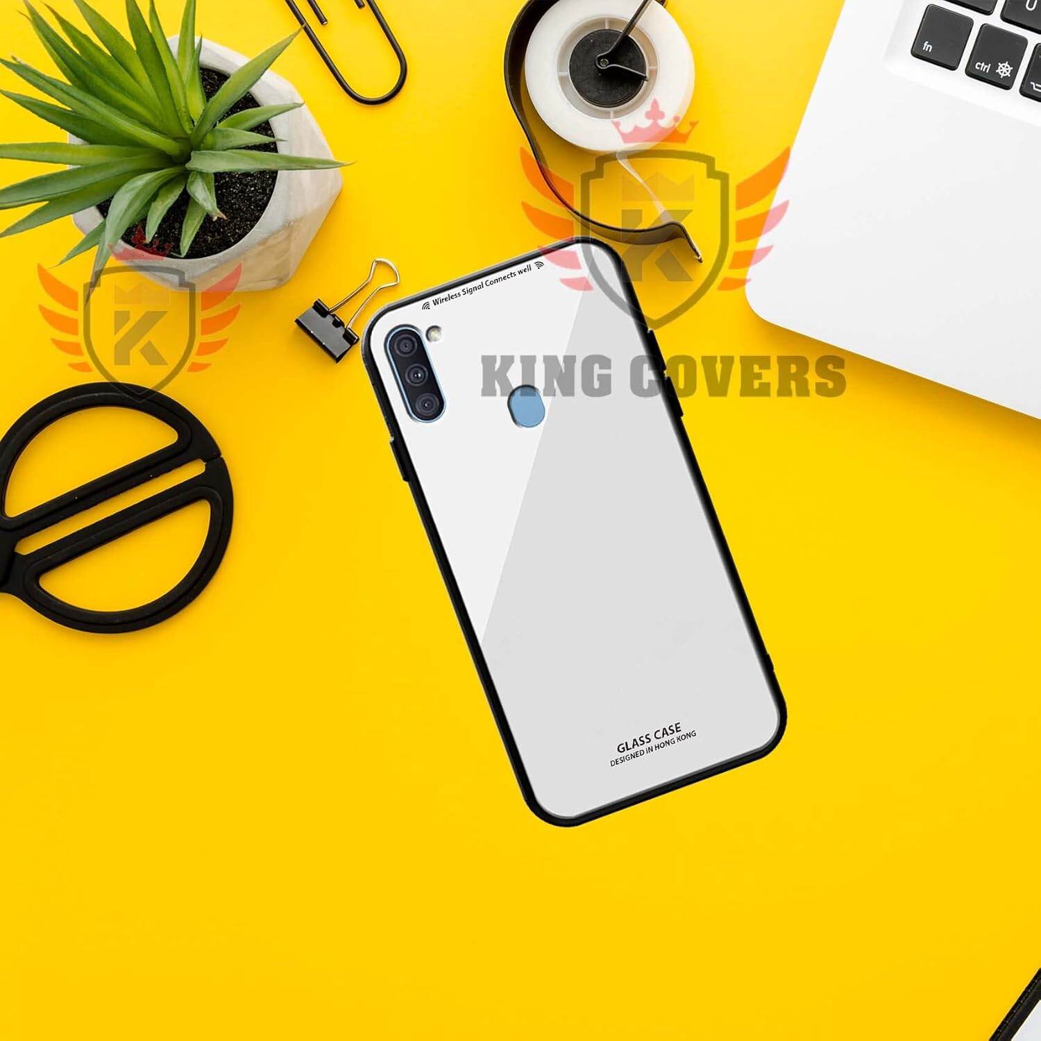 Picture of Shockproof TPU Bumper Case Cover for samsung m11(white)