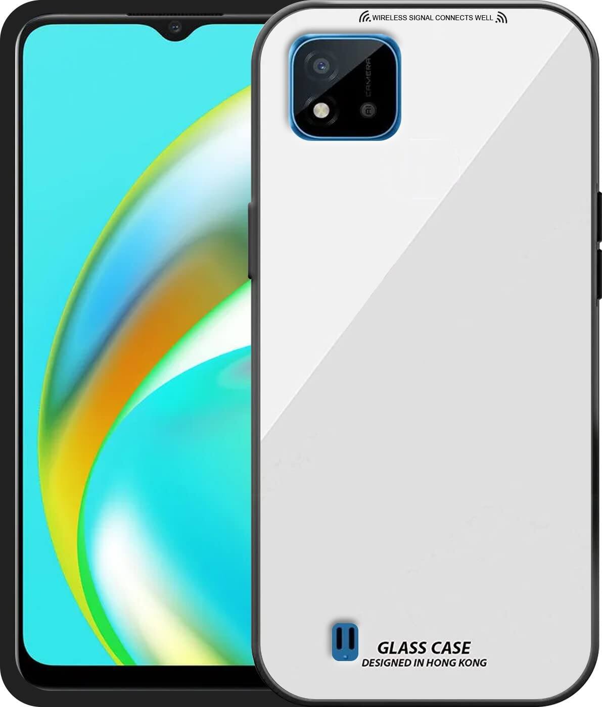 Picture of Shockproof TPU Bumper Case Cover for realme c20a (white)