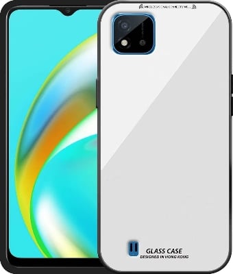 Picture of Shockproof TPU Bumper Case Cover for realme c20a (white)
