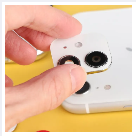 Picture of MyBat Modified Camera Lens Seconds Change Cover for Apple iPhone XR - Yellow