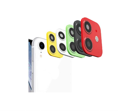 Picture of SeaNaDo Fake Camera Lens High Definition Screen Protector Sticker Cover Applicable for iPhone 11 XR XS Pro Max X Second Change (Black iPhone XR)