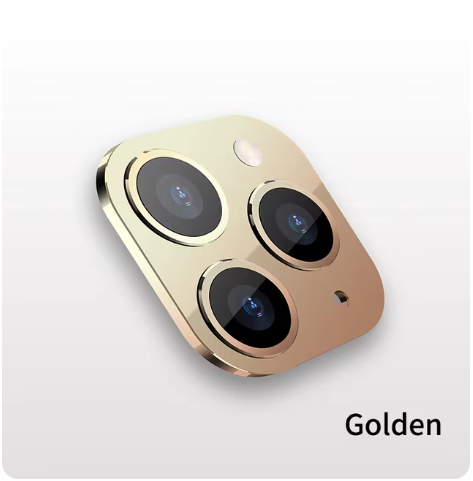 Picture of Modified Metal Sticker Camera Lens Seconds Change Cover For iPhone X XS Max Fake Camera For iPhone 11 Pro Max Glass Screen