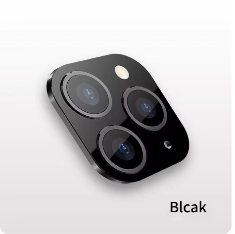 Picture of Modified Metal Sticker Camera Lens Seconds Change Cover For iPhone X XS Max Fake Camera For iPhone 11 Pro Max Glass Screen
