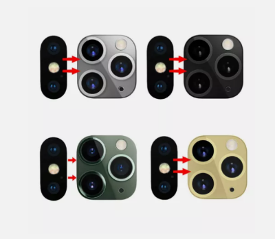 Picture of Fake Camera Sticker for iPhone X XS Max Change to 13 Pro Modified Lens Protector