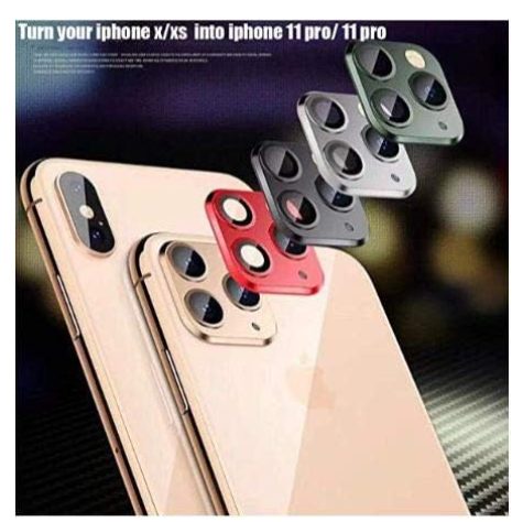 Picture of Lens Sticker Protect for iPhone X XS MAX Camera Fake to iPhone 11 Pro Max