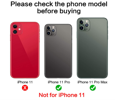 Picture of 2PCS ASDAWN Back rear Camera Lens Glass Replacement for iPhone 11 Pro and 11 Pro Max Camera Lens Replacement with Pre-Installed Adhesive + Installation Manual + Repair Tool Kit