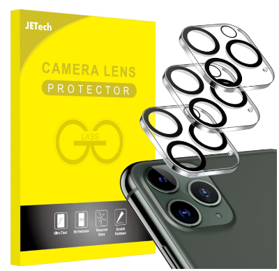 Picture of Apple iPhone 11 Pro Max /11pro Camera Lens Protector Metal Alumuniam Ring, Camera Tempered Glass